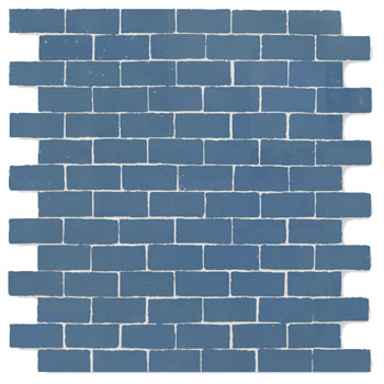 Mosaic House Moroccan tile Breeze SQ 2 Light Blue  solid zellige, mosaic, zellij, field, pattern, glaze, simple, classic, bricks 